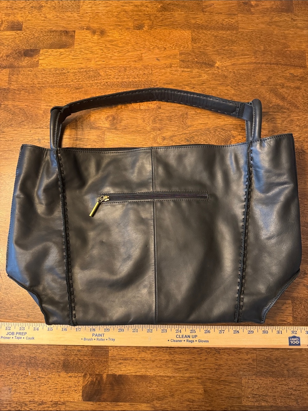 The Sak Large Feliz Tote black leather bag - Picture 3 of 10